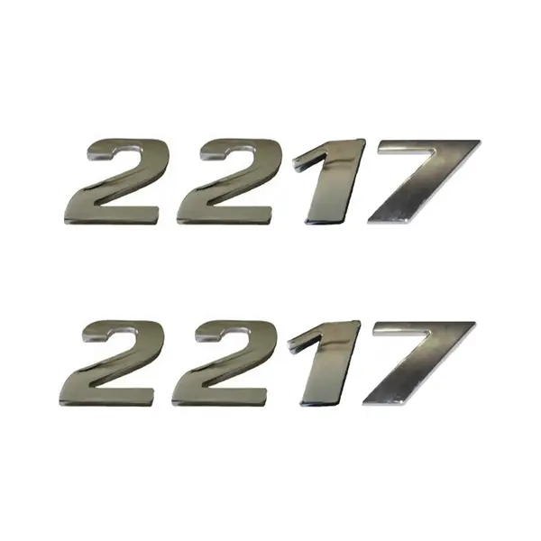 Jogo Emblema Adesivo Cromado Caminhão MB 2217