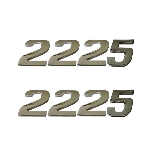 Jogo Emblema Adesivo Cromado Caminhão MB 2225