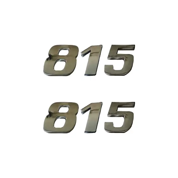 Jogo Emblema Adesivo Cromado Caminhão MB 815