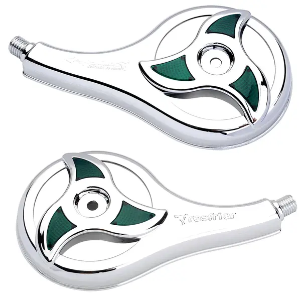 KIT 2 Calotas Rodo-ar Caminhão Elipse Verde Resfriar Plástico