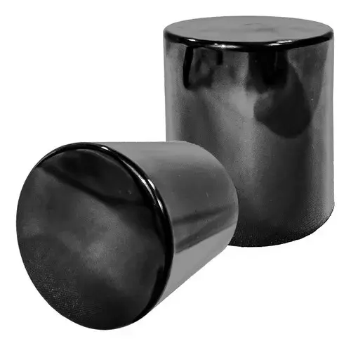 Kit 20 Capa Porca Boliviana Black Preta Roda Caminhão 27mm