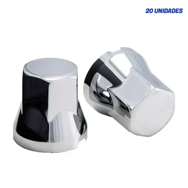 Kit 20 Capas Porca Cromada Tradicional 30mm