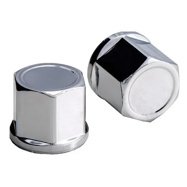 Kit 24 Capas de Porca Cromada Cubo 18 mm para Caminhão