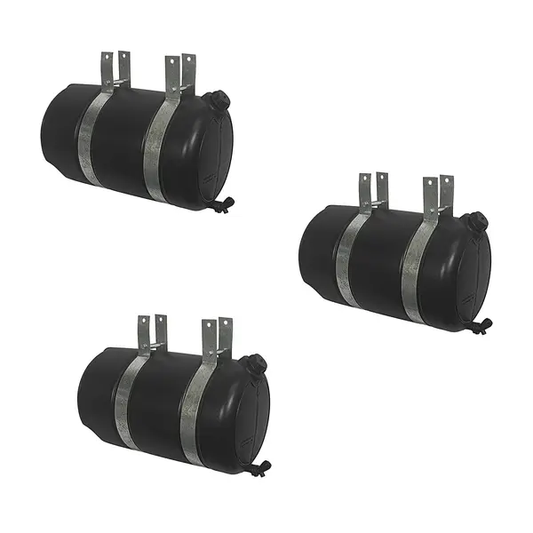 Kit 3 Corote Agua Reservatório Caminhão 26 Lt Preto C/alças