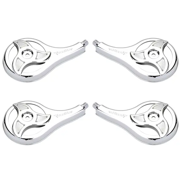 KIT 4 Calotas Rodo-ar Caminhão Elipse Cristal Resfriar Plástico