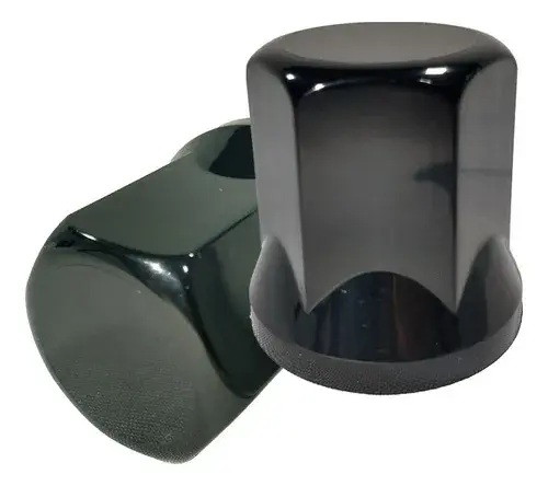 Kit 40 Capa De Porca Sextavada 27 Mm Black