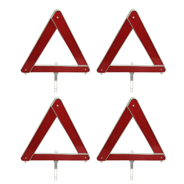 KIT C/ 4 Triangulo Segurança Caminhão Carro Onibus