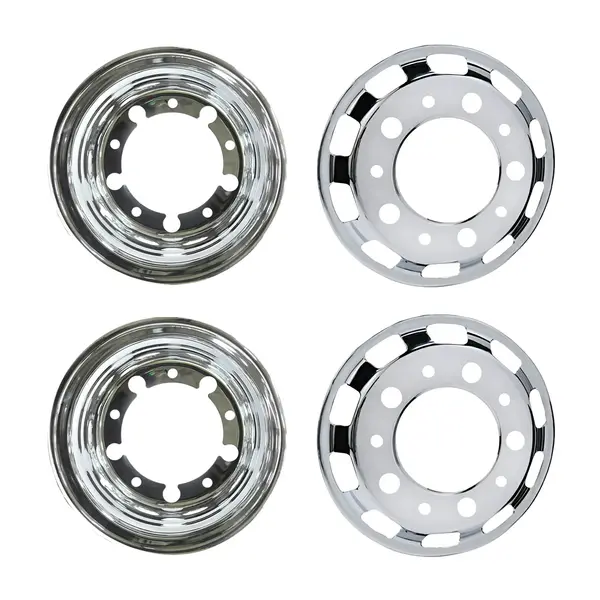 KIT Calota Caminhão Cavalo Toco Aro 22,5 Speedline S/cubo