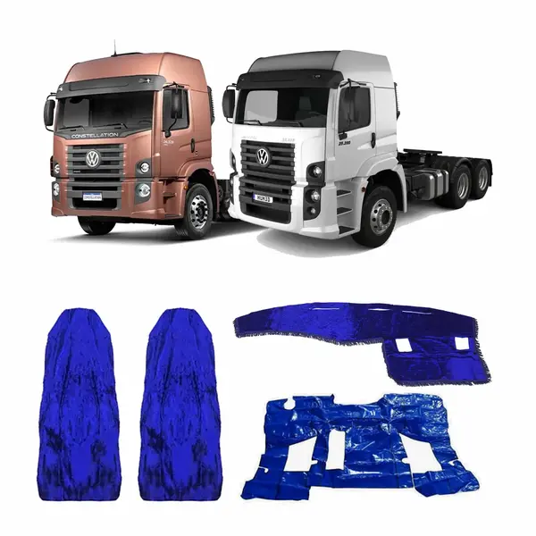 KIT Capa Banco Painel Chinil Tapete VW Constellation 2024