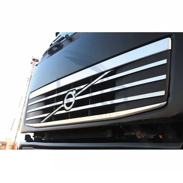 Kit Completo Máscara em Inox Grade Volvo FH