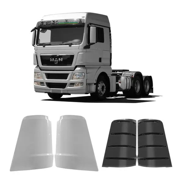 KIT Defletor Interno e Externo MAN TGX