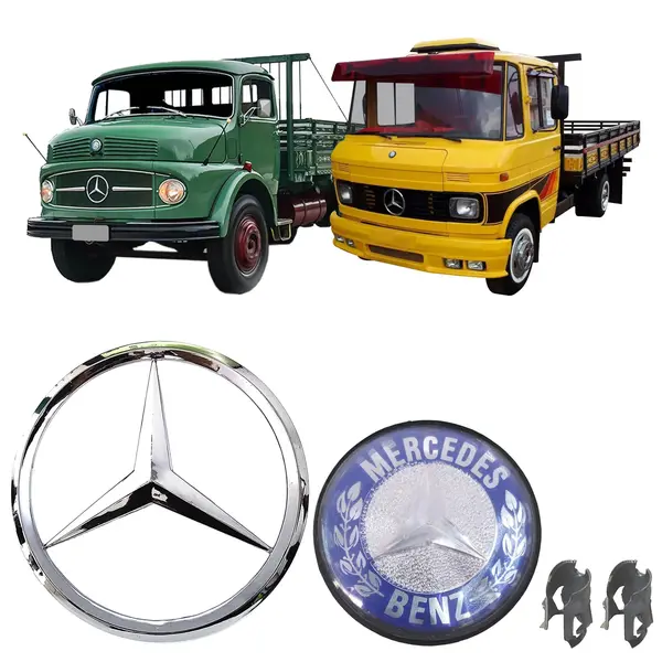 KIT Emblema Cafezinho Estrela Presilha MB 608 1113 1313 2013