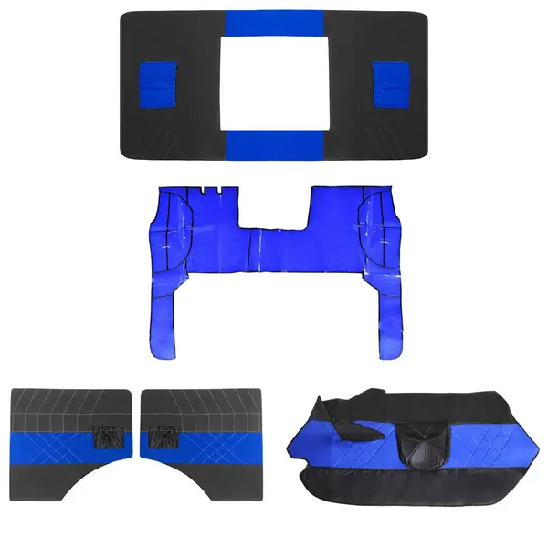 KIT Forro Capuz Porta Tapete Teto Caminhão MB 1113 Cab. Alta Veludo