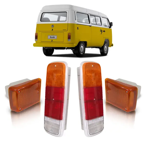KIT Lanterna Traseira e Pisca Perua Kombi Clipper 1976..2012