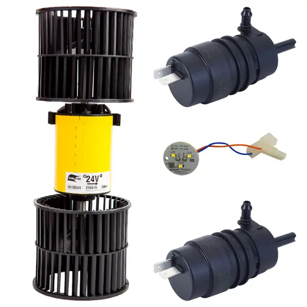 KIT Motor Bombinha Luminoso Climatizador Resfriar 24V