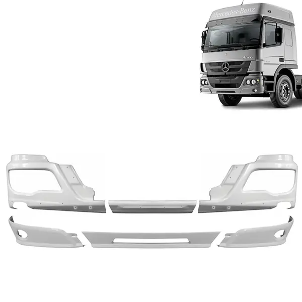 Kit Para-choque dianteiro + Spoiler Acabamento Para MB Atego Após 2012