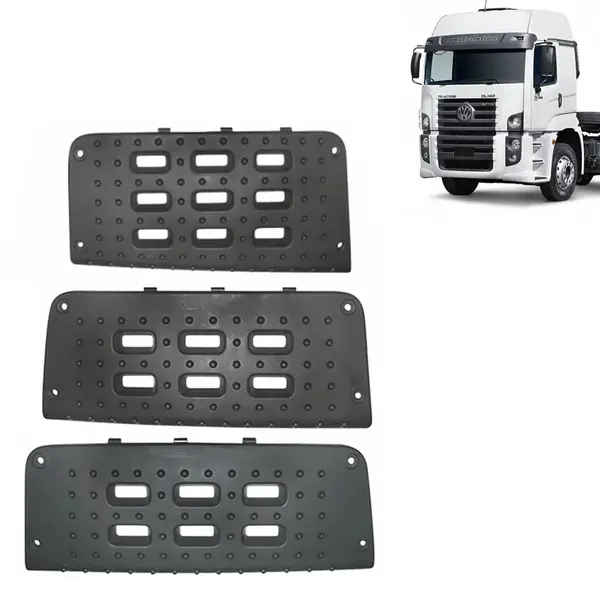 Kit Pisantes Estribo para Caminhão VW Constellation 3 Estribos Lado Esquerdo