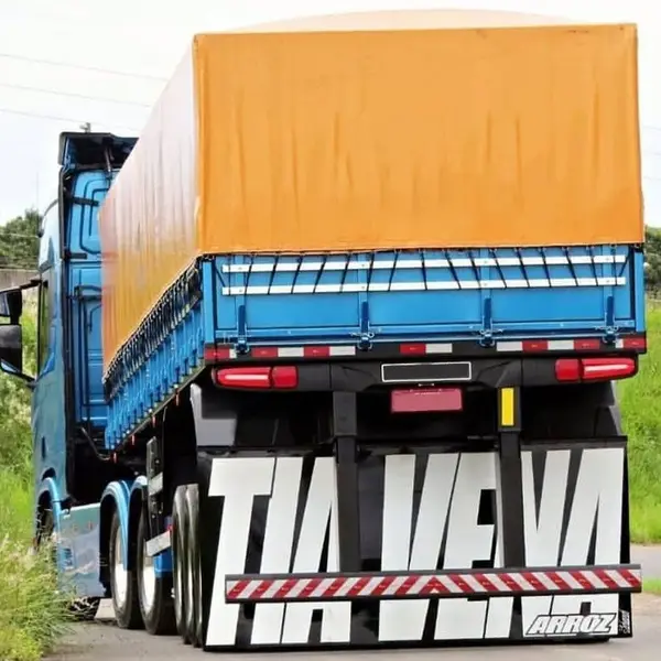 Lameirão Lameiro Badana Personalizado para Caminhão Carreta Borracha Valadares