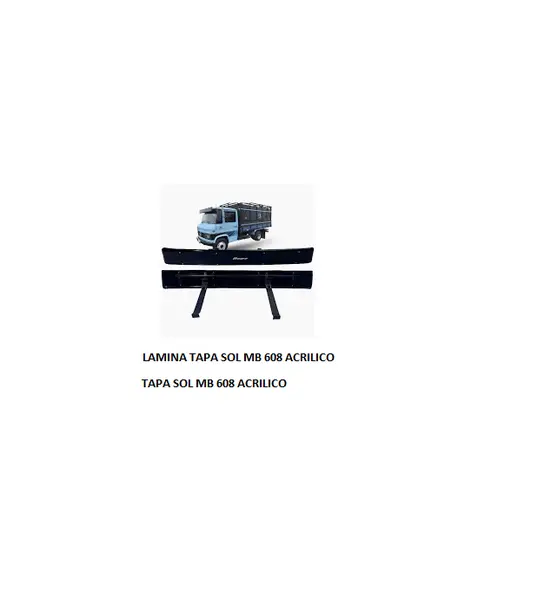 Lamina Tapa Sol MB 608 Acrilico