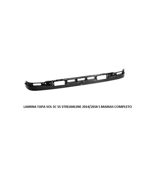 Lamina Tapa Sol Sc S5 Streamline 2014/2018 5 Marias Completo