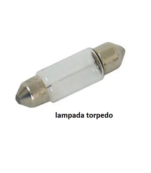 Lampada 24V Torpedo Grande 44MM