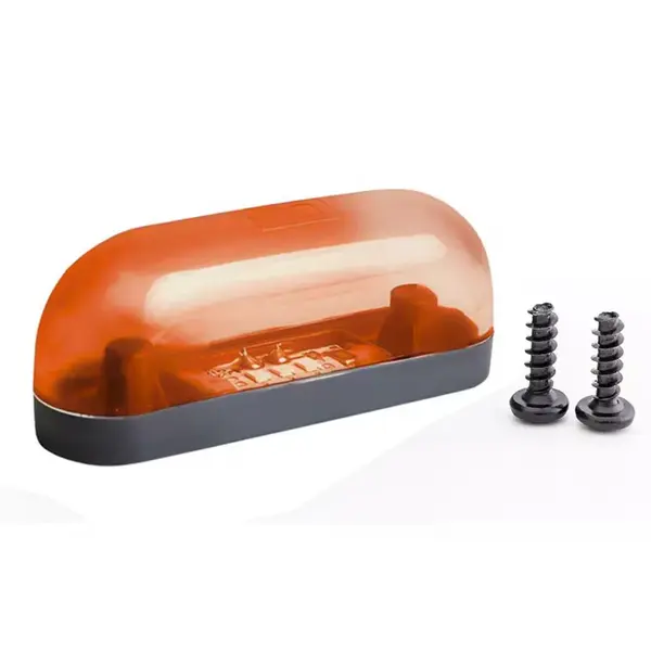 Lanterna Delimitadora LED Laranja para Caminhão Baú 12v 24v