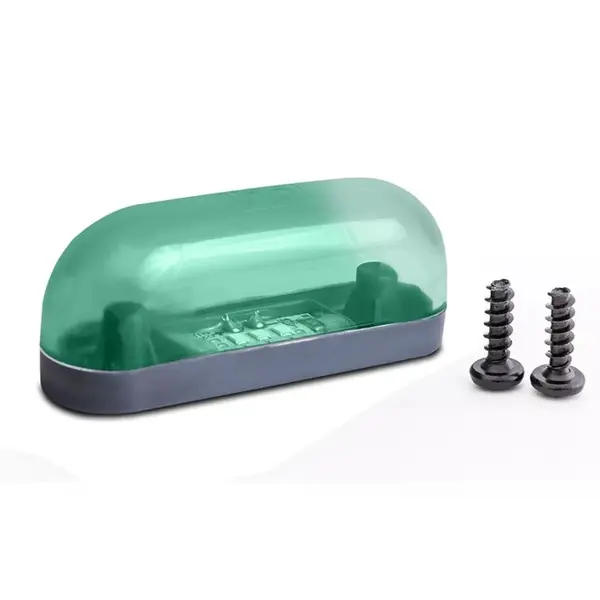 Lanterna Delimitadora LED Verde para Caminhão Baú 12v 24v