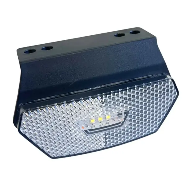 Lanterna Lateral Diamante LED Cristal para Caminhão / Carreta 12V 24V com Fio