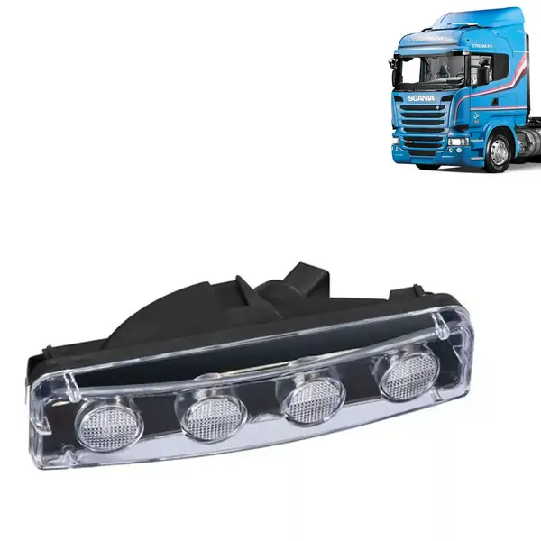 Lanterna LED Tapa Sol para Caminhão Scania S4 / S5 com Conector