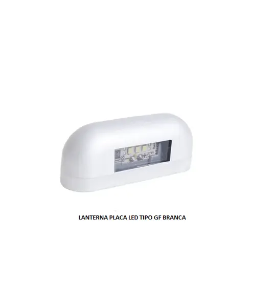 Lanterna Placa LED Tipo Gf Branca