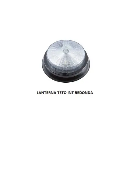 Lanterna Teto Int Redonda