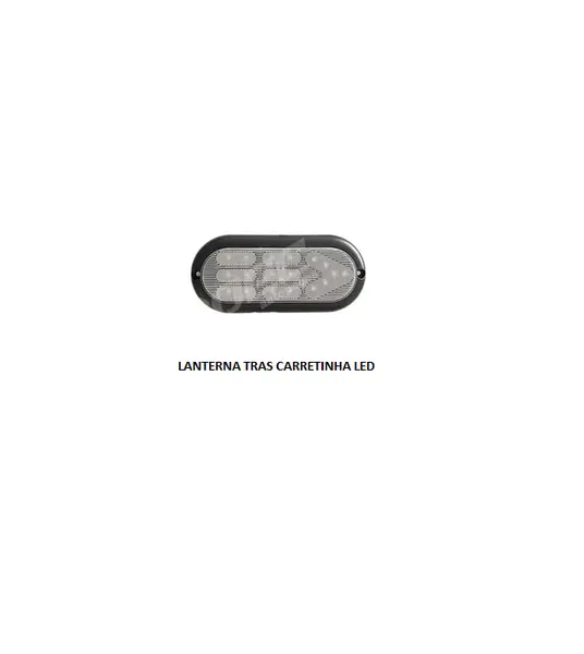 Lanterna Tras Carretinha LED Cristal