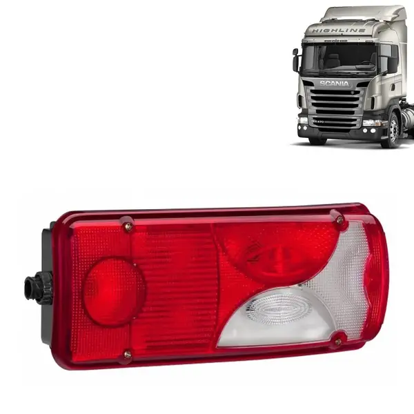 Lanterna Traseira Botinha para Caminhão Scania S4 S5 Lado Direito