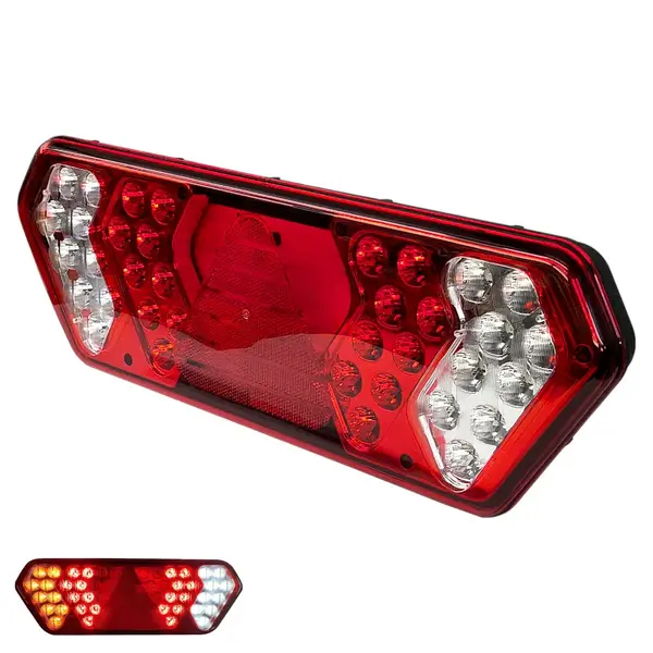 Lanterna Traseira - Diamond 2 - Lado Esquerdo - 24 V - LED - Guerra (2010-2022)