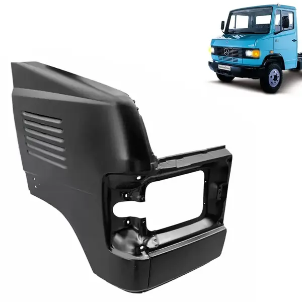 Lateral Cabine Moldura Farol para Caminhão MB 709 / 710 / 712 / 912 / 914 / 1114 Lado Direito