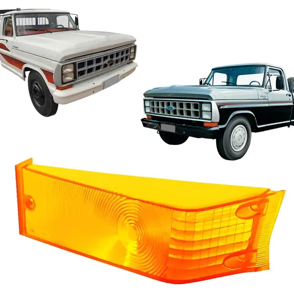 Lente Gf 049D Dianteiro Ford F1000 F4000 L/ Esquerdo Amarela