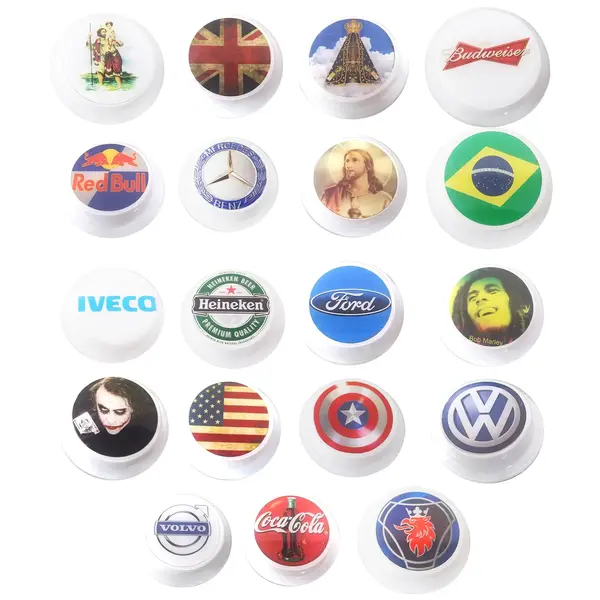 Lente Lanterna Foguinho Borda Alta Personalizada KIT c/ 6