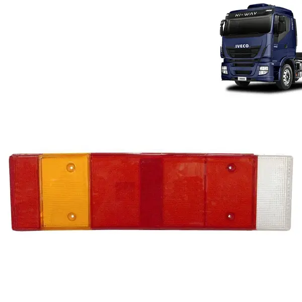 Lente Lanterna Traseira para Caminhão Iveco Stralis Hi Way Hi Road