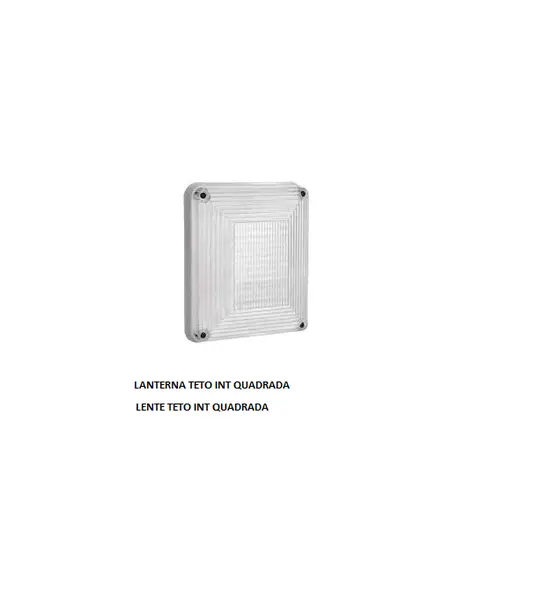 Lente Teto Int Quadrada