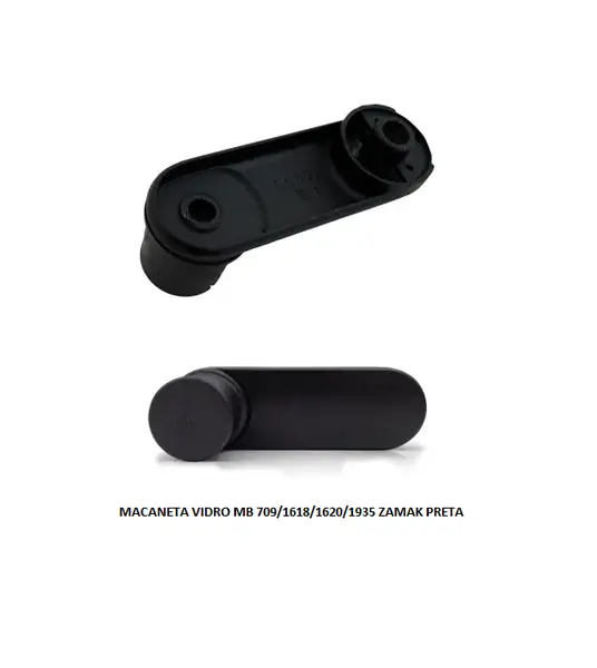 Macaneta Vidro MB 709 1618 1620 1935 Zamak Preta V1402MP