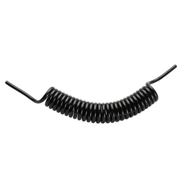 Mangueira Espiral PU Preta para pistola de Ar Caminhão