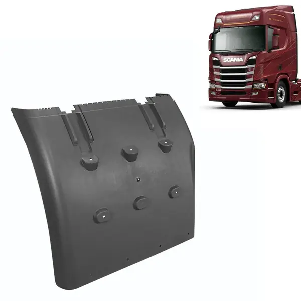 Meio Para-Lama Traseiro Tripartido para Caminhão Scania Dianteiro Direito / Traseiro Esquerdo