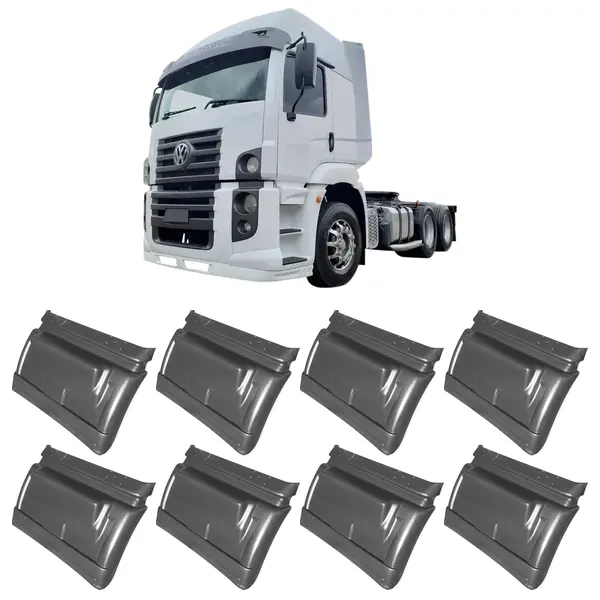 Meio Paralama Tração Caminhão VW Constellation Titan ( KIT c/ 8 Peças )