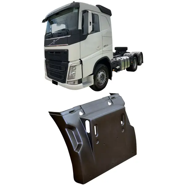Meio Paralama Tração para Caminhão Volvo FH a partir de 2015 - Durabilidade e Encaixe Perfeito