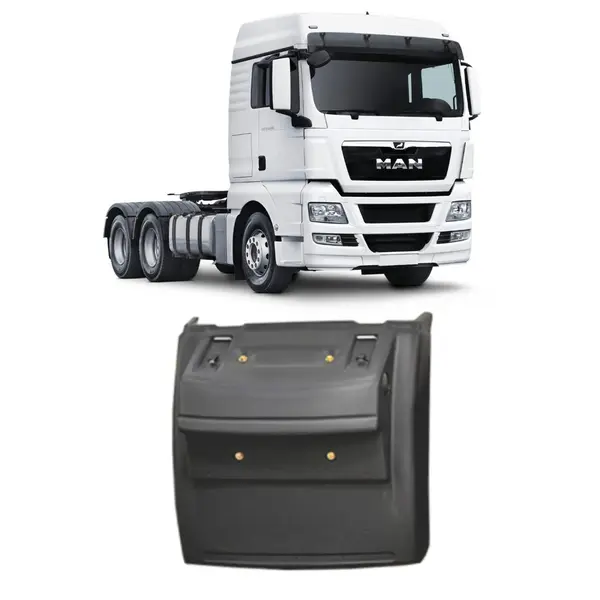 Meio Paralama Traseiro VW MAN TGX L/e C/abraçadeira Fixação
