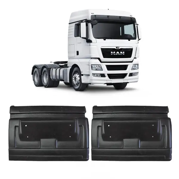 Meio Paralama Tripartido MAN TGX 2017 2018 D/e T/d 2PÇ