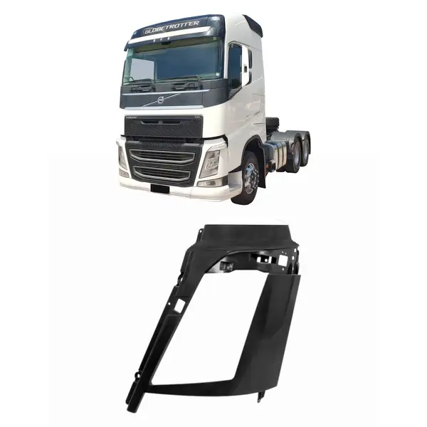 Moldura Aro Farol Plástico Caminhão Volvo FH L/e 2015