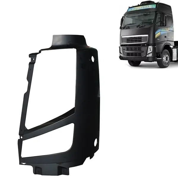 Moldura Bojo Farol para Caminhão Volvo FH 2009 á 2014 Lado Esquerdo
