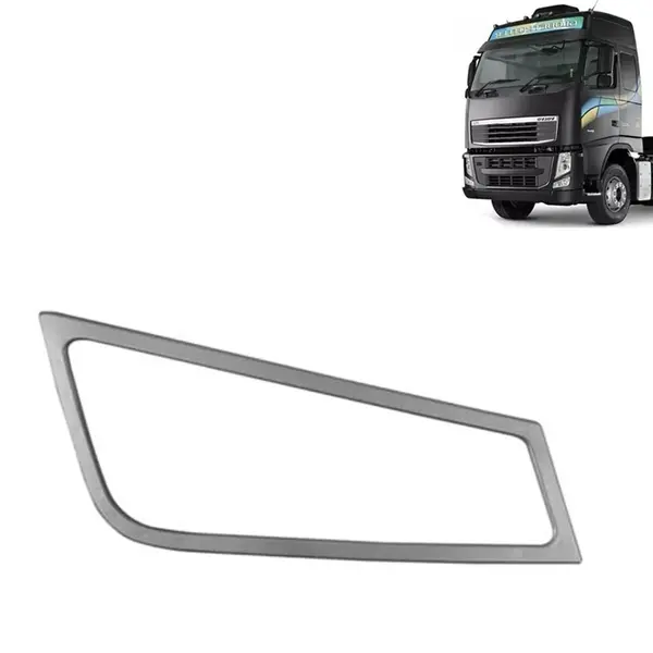 Moldura Farol Auxiliar para Caminhão Volvo FH 12 2010 Á 2014 Lado Direito