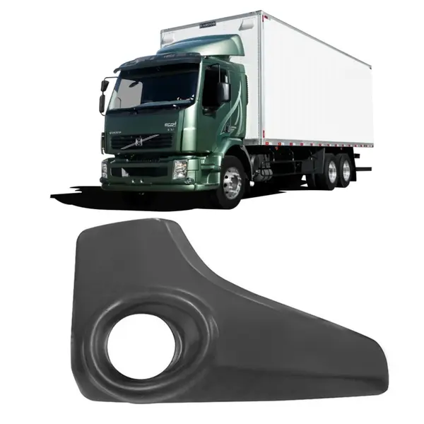 Moldura Farol Auxiliar Volvo VM 2014-2019 Lado Direito com Furo - Peça Original e Durável